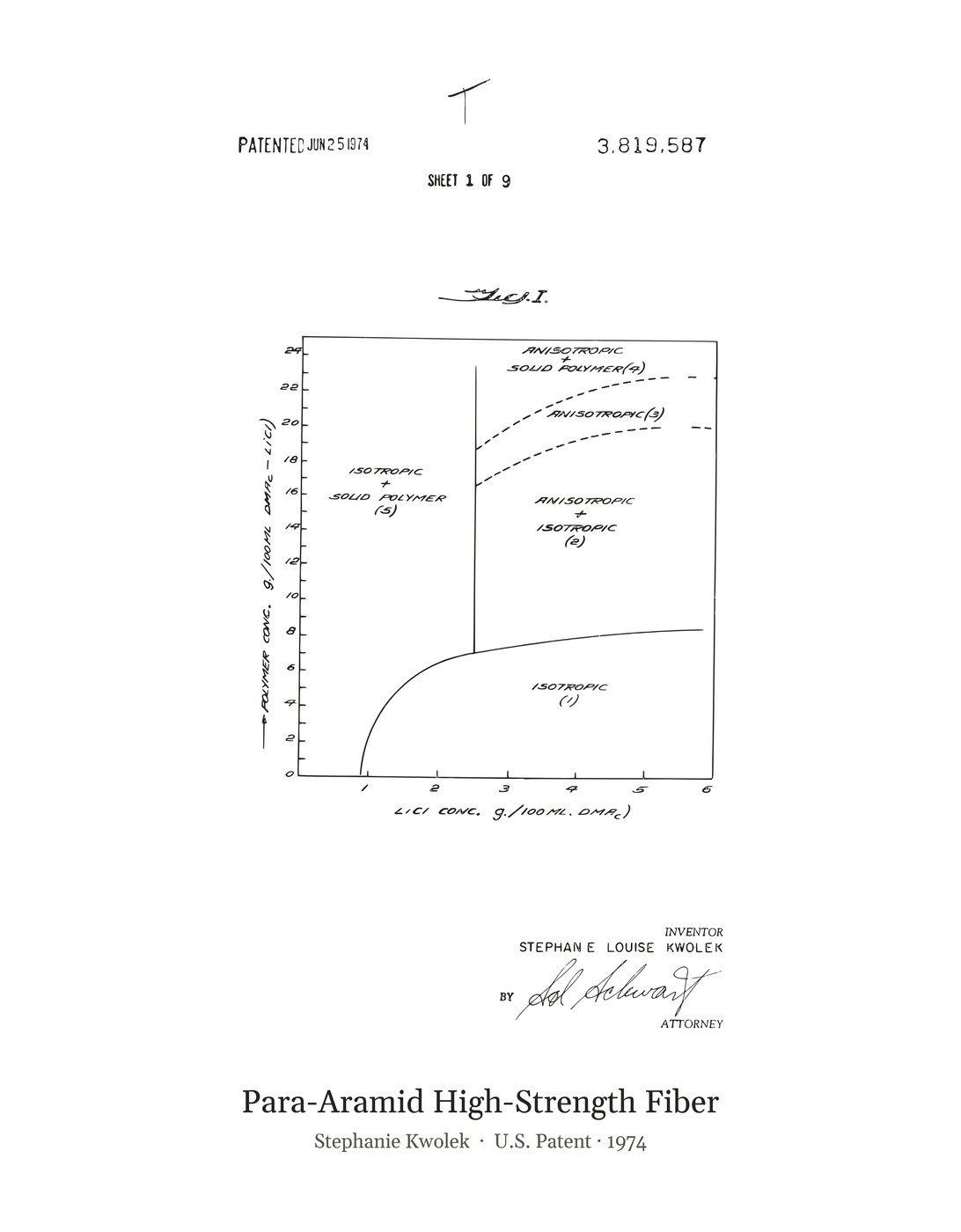 Para-Aramid High-Strength Fiber patent art print